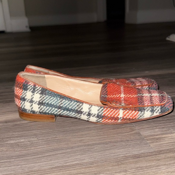 Kate Spade Wool Plaid Flats - Picture 2 of 6